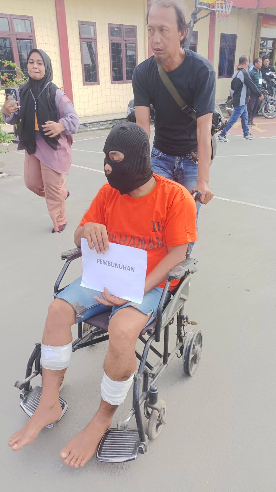 Polisi Tembak Pria Terduga Bunuh IRT Di Medan Marelan