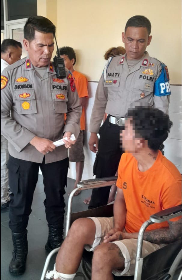 Polsek Medan Tembung Tembak Pelaku Pembunuhan Di Tembung
