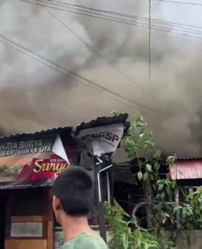 Total 17 Rumah Terbakar Di Bantaran Sungai Deli