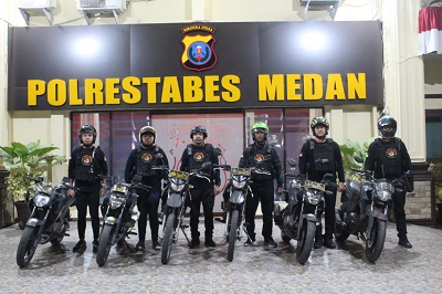 Tekan Aksi Bandit Jalanan, Tim Anti Begal Polrestabes Medan Intensifkan Patroli