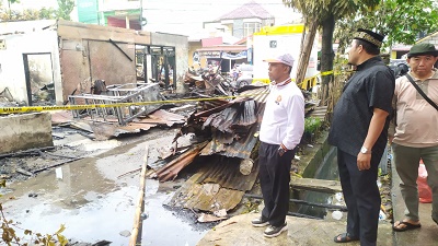 Anggota DPRDSU Ahmad Darwis Harapkan Pemko Medan Beri Solusi Atas Kebakaran Di Kelurahan Tegal Sari