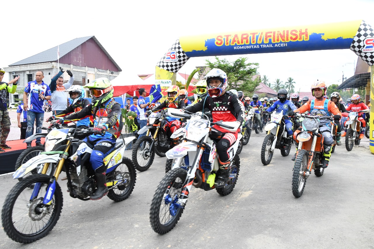 Ratusan Peserta Trail Aceh – Sumut Meriahkan TAKAT-II