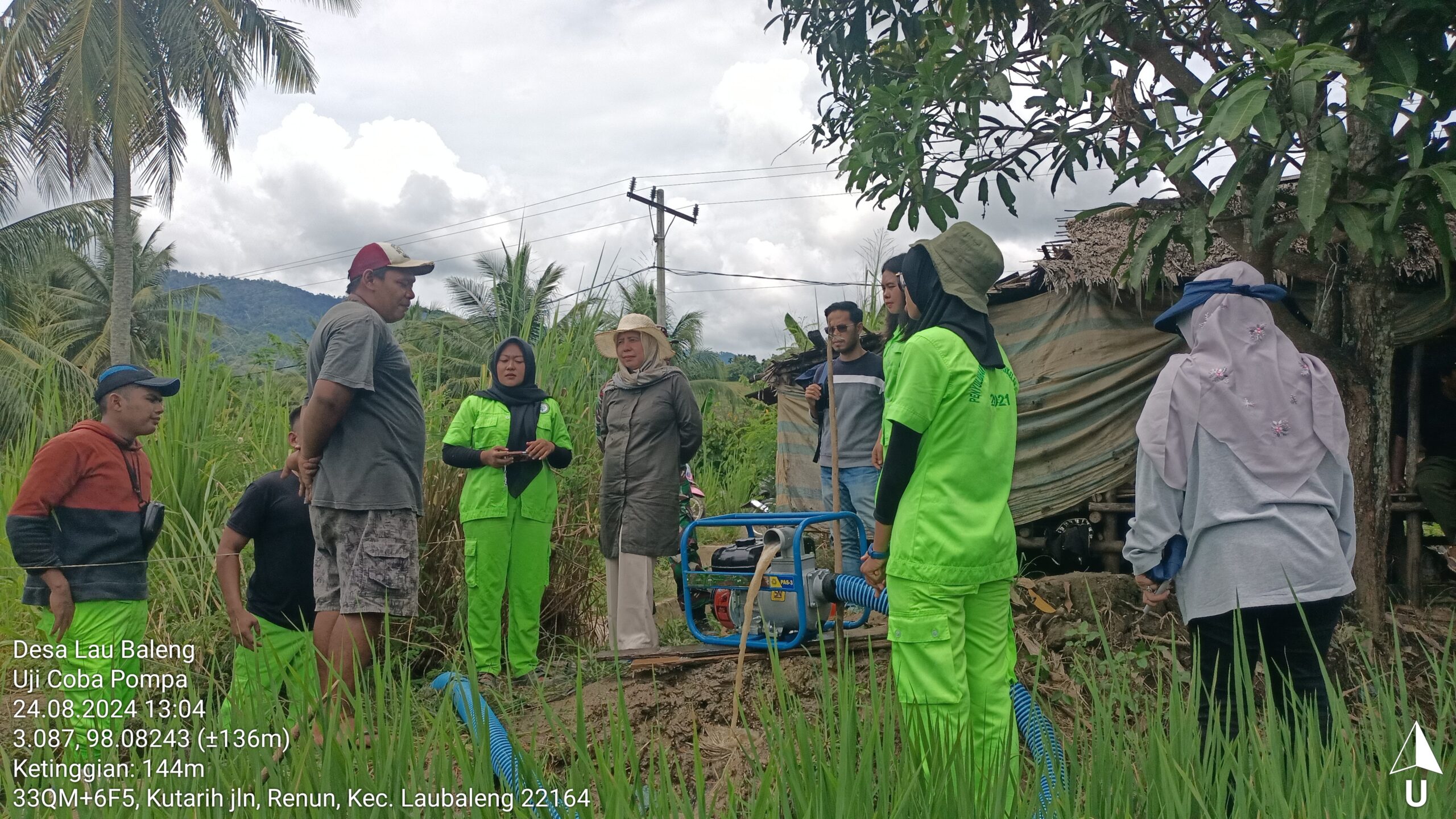 UPT Kementan Kawal Pompanisasi Di Kab. Karo