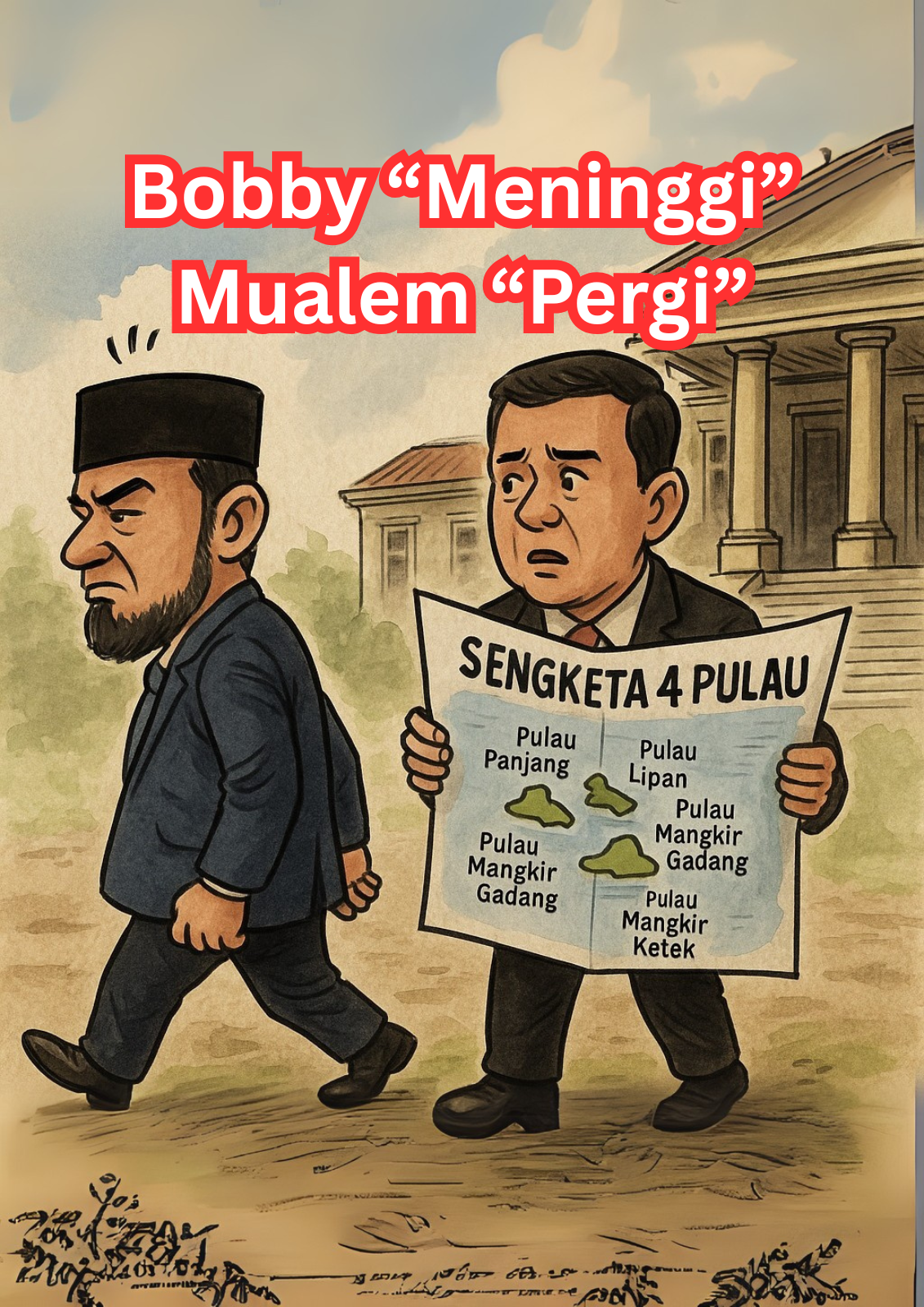 Bobby “Meninggi”, Mualem “Pergi”