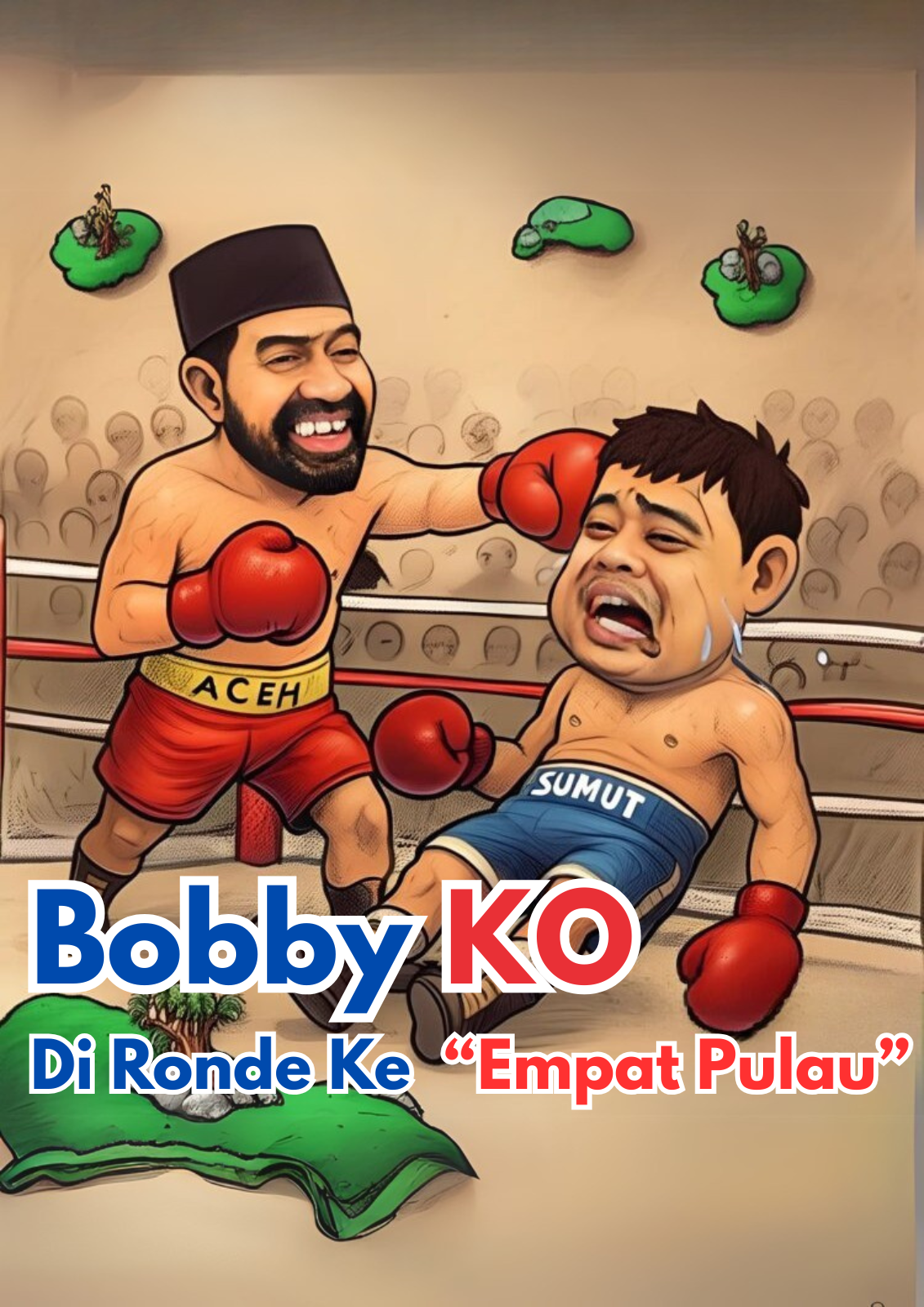 Bobby KO Di Ronde Ke "Empat Pulau"