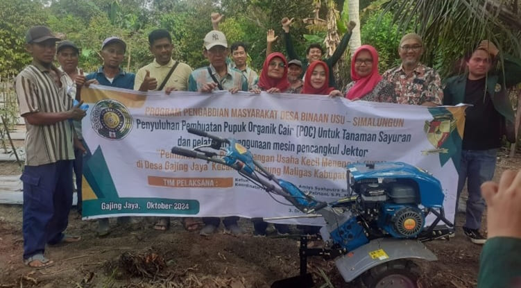 PPM USU Serahkan Empat Mesin Untuk UKM Desa Binaan Simalungun