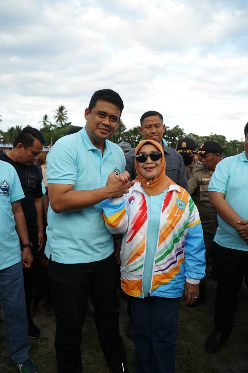 Plt. Bupati Labuhanbatu Hadiri Pembukaan Turnamen Sepakbola Korpri