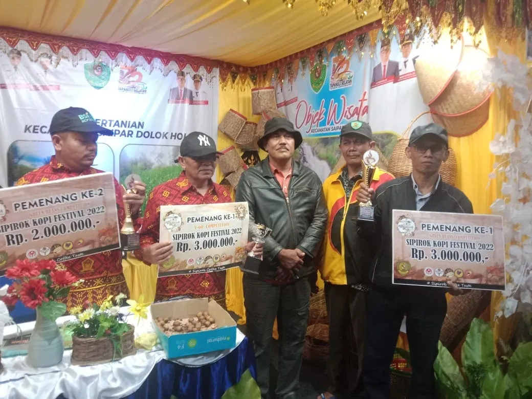 Binaan PDM Coffee Juara 1 Green Bean Sipirok Kopi Festival 2022