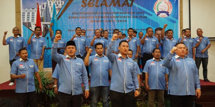 Bonapit Sumut Centre Dikukuhkan, Siap Dukung Bobby Maju Sebagai Cagubsu 2024-2029