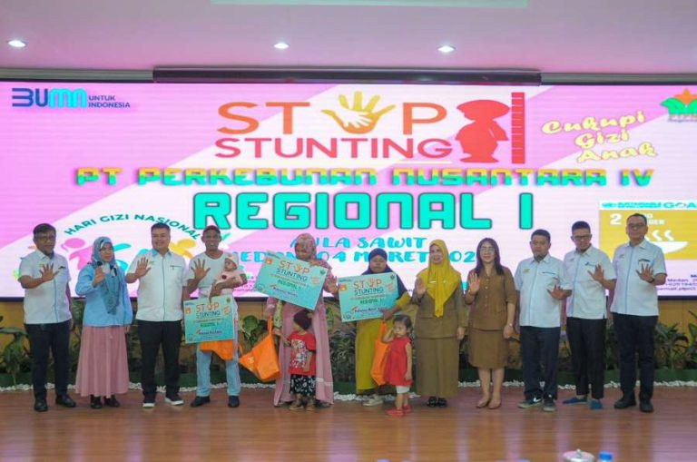 PTPN IV Regional I Dukung Program Pengentasan Stunting Di Sumut Tahun 2024