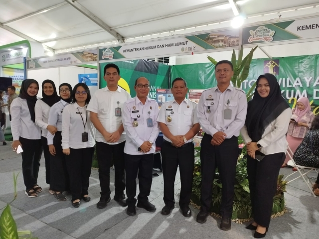 Kanwil Kemenkumham Sumut Berpartisipasi Dalam Pekan Inovasi dan Investasi Sumut