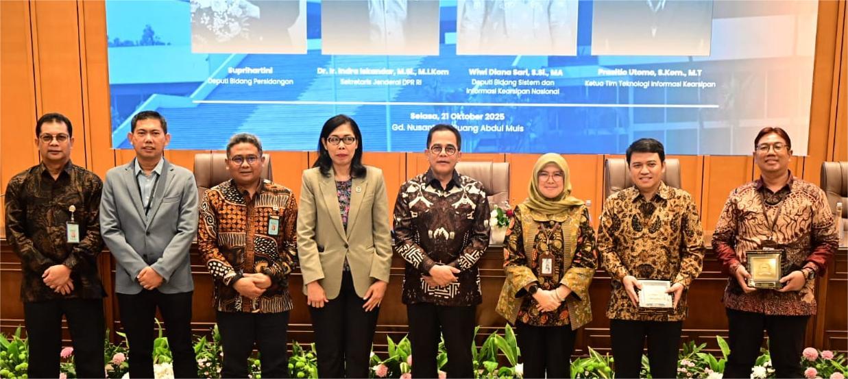 Penting Bagi Pengelolaan Arsip, Sekjen DPR  Percepatan Implementasi Aplikasi Srikandi