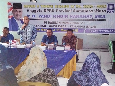 Anggota DPRD Sumut Yahdi Khoir Jemput Aspirasi Masyarakat Lima Puluh