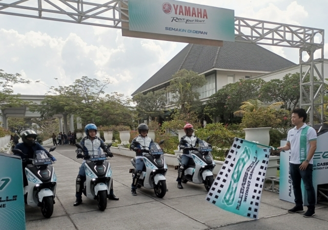 Yamaha EV E01 Hadir Di Kota Medan
