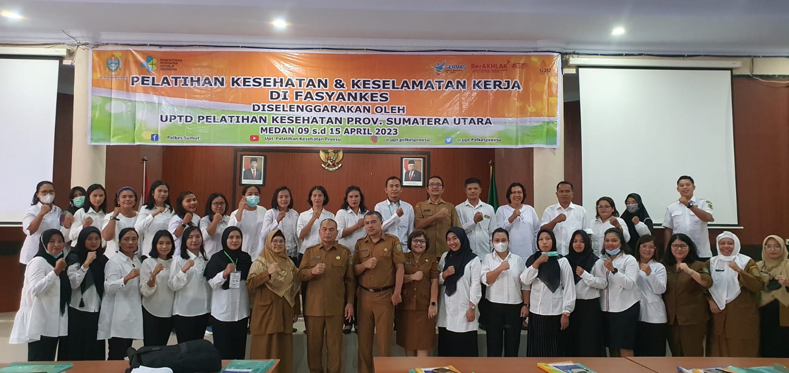 Hadiri Pelatihan K3 Fasyankes Kadiskes Sumut: Kasus Kecelakaan Kerja Bisa Diturunkan