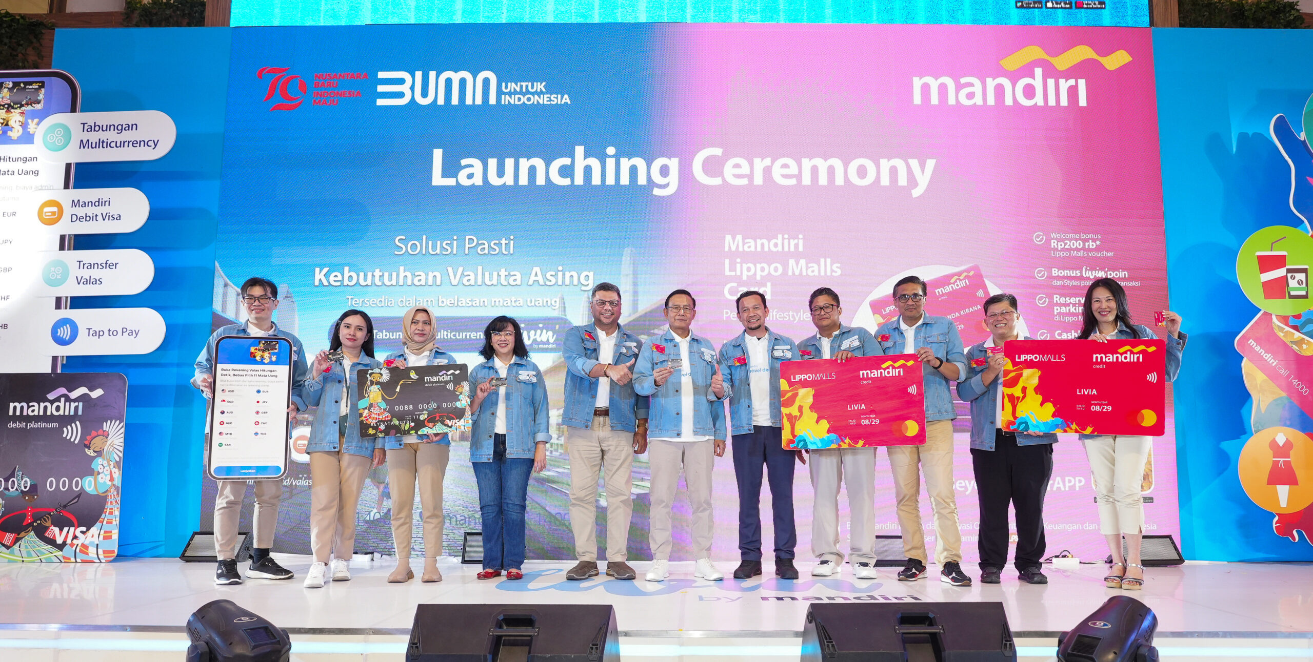 Penuhi Kebutuhan Lifestyle, Bank Mandiri Luncurkan Mandiri Lippo Malls Card