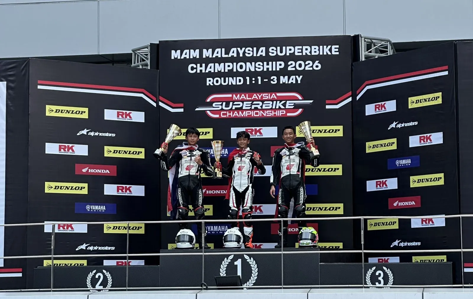 Pebalap Astra Honda Raih Podium Tertinggi IHTTC 2026