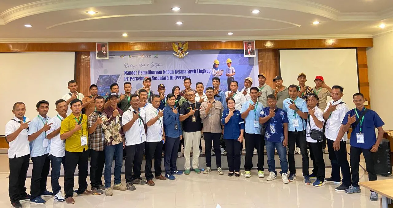 Tingkatkan Kualitas SDM Sawit: Polbangtan Kementan Sertifikasi Kompetensi 91 Mandor PTPN IV