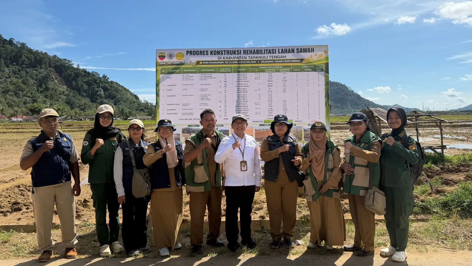 Sinergi Lintas Sektor, Percepat Rehabilitasi Dan Rekonstruksi Pascabencana Di Tapanuli Tengah