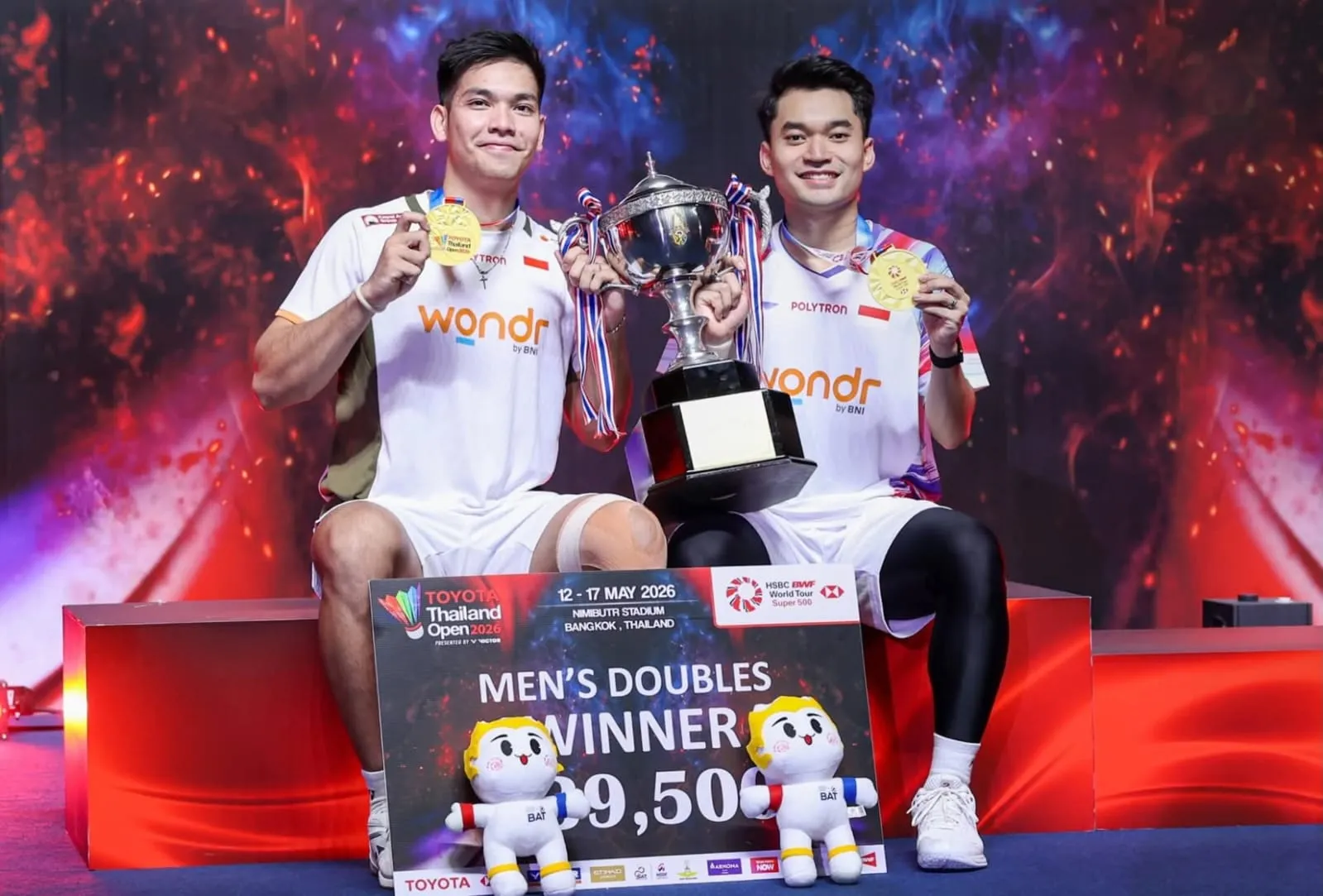 Reuni Indah Pasangan Leo Rolly Carnando/Daniel Marthin Di Thailand Open 2026