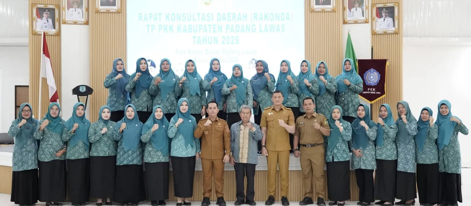 Bupati Padanglawas Buka Rakonda TP PKK Tindaklanjuti Hasil Rakernas X