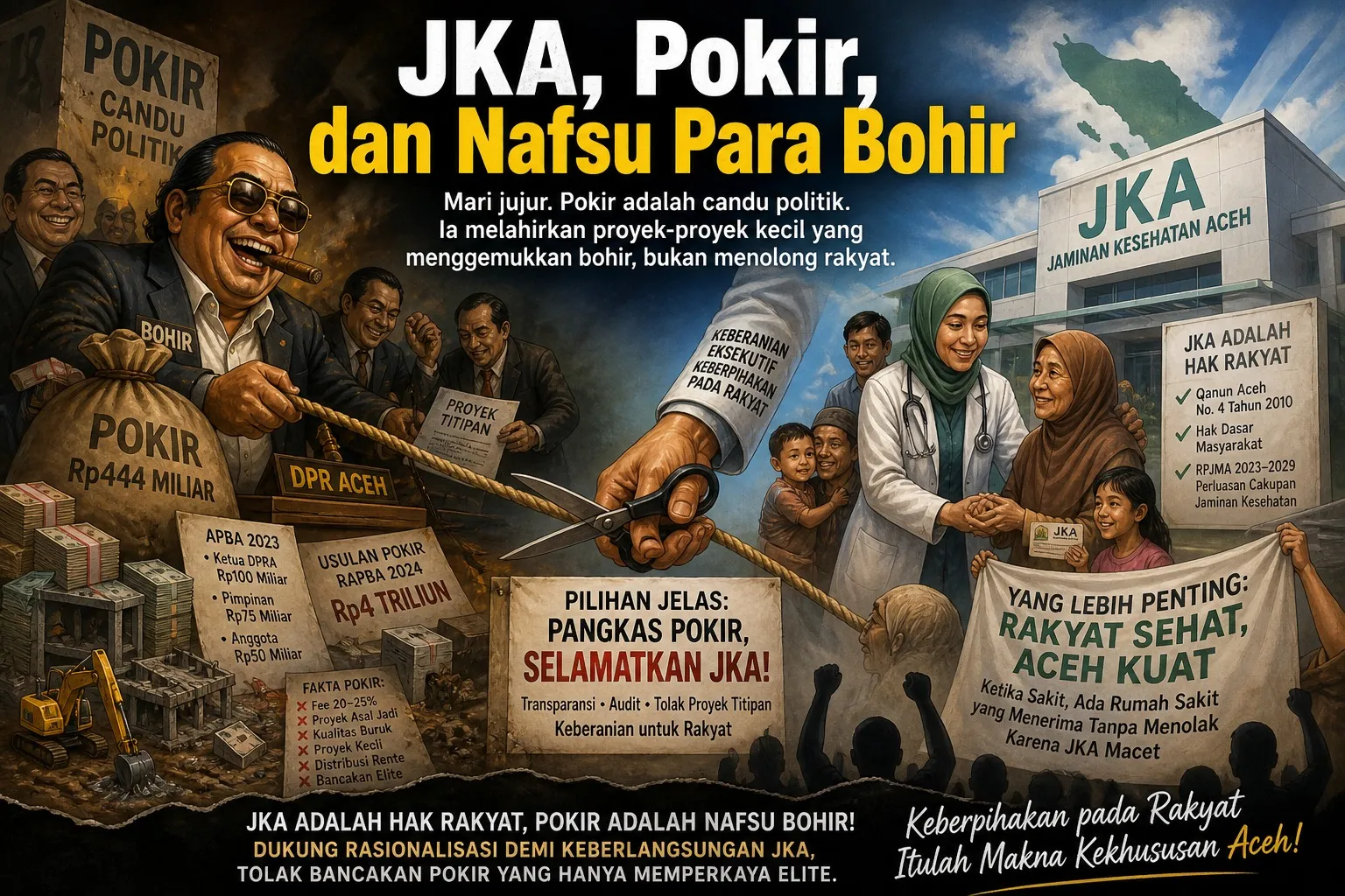 JKA, Pokir, dan Nafsu Para Bohir