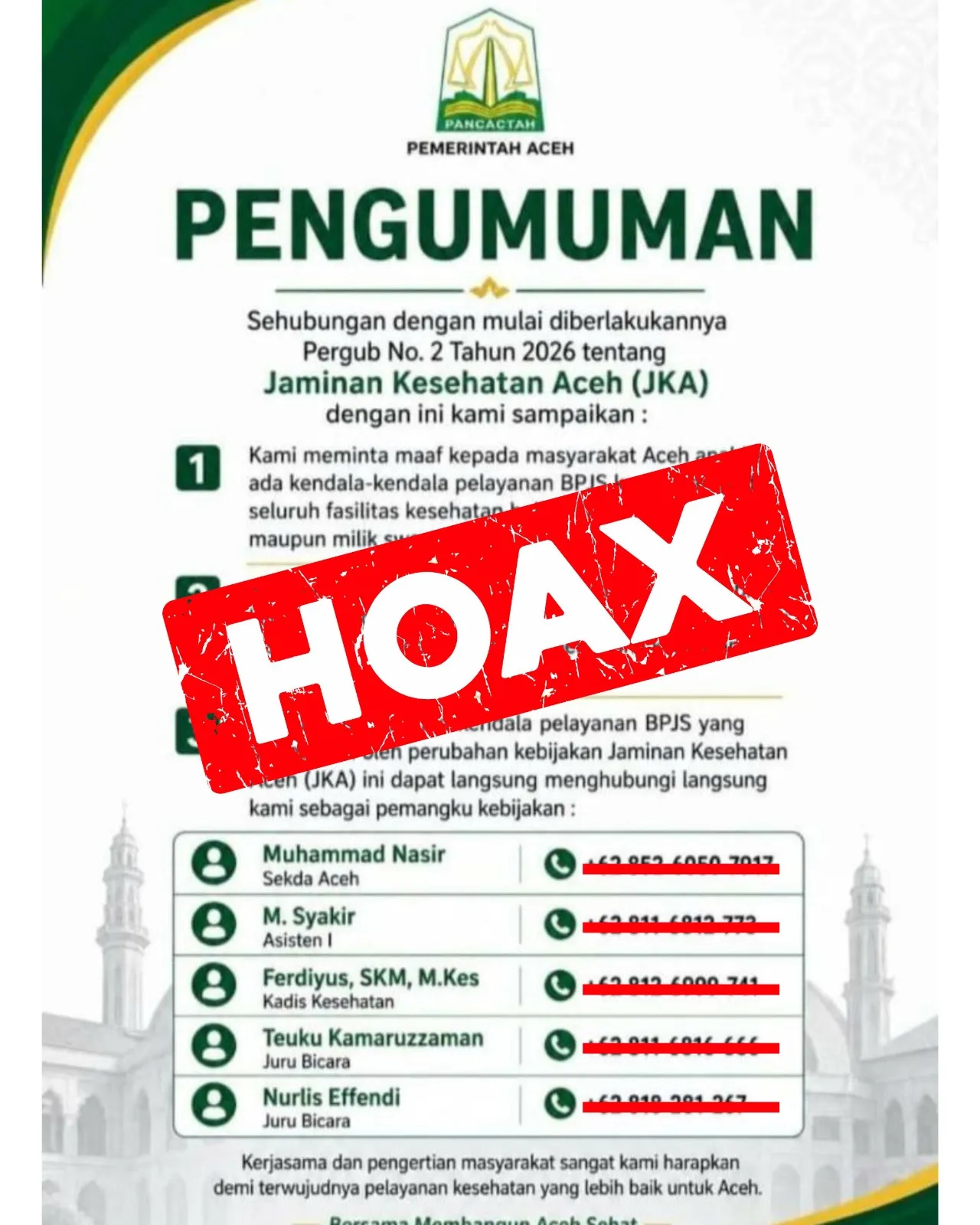 Seluler Sekda Aceh Hingga Jubir Disebar, Nurlis: Itu Doxing, Tujuannya Intimidasi