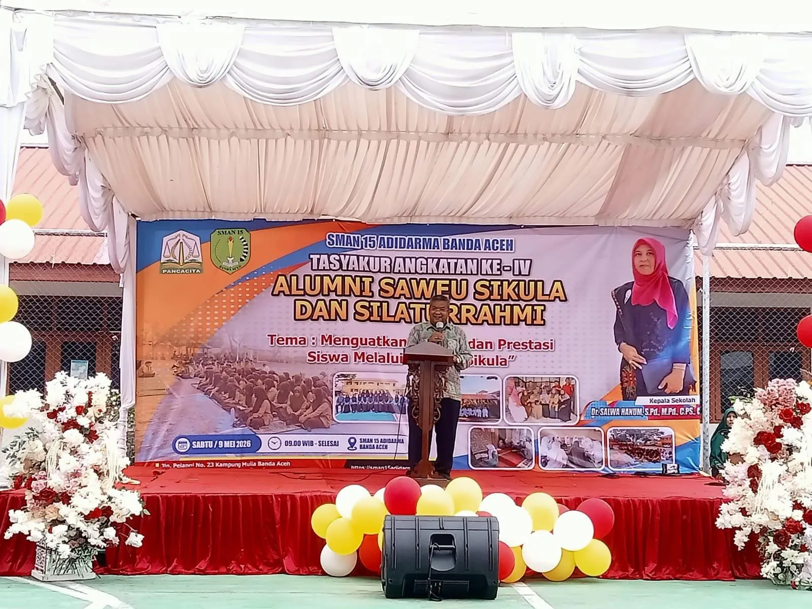 SMAN 15 Adidarma Banda Aceh Gelar Kegiatan Alumni Saweu Sikula, Taqwaddin Motivasi Siswa