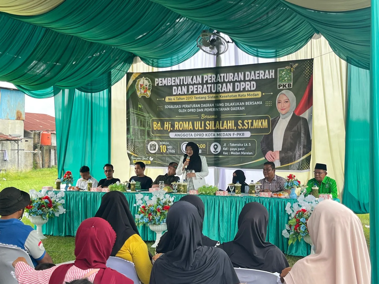 Sosperda Sistem Kesehatan, Hj. Roma Uli Silalahi  Siap Jadi Garda Terdepan Bantu Warga Dapat Pelayanan Kesehatan Terbaik