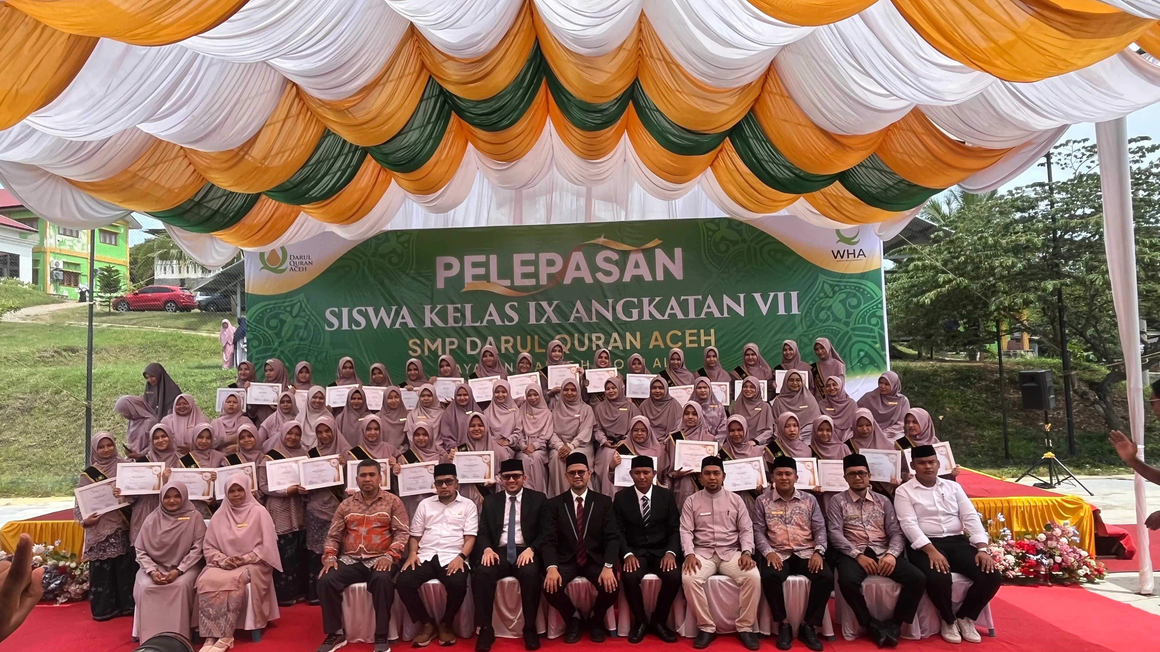 Pelepasan Santri Dayah DQA, Orang Tua Diminta Perkuat Pendidikan Tauhid