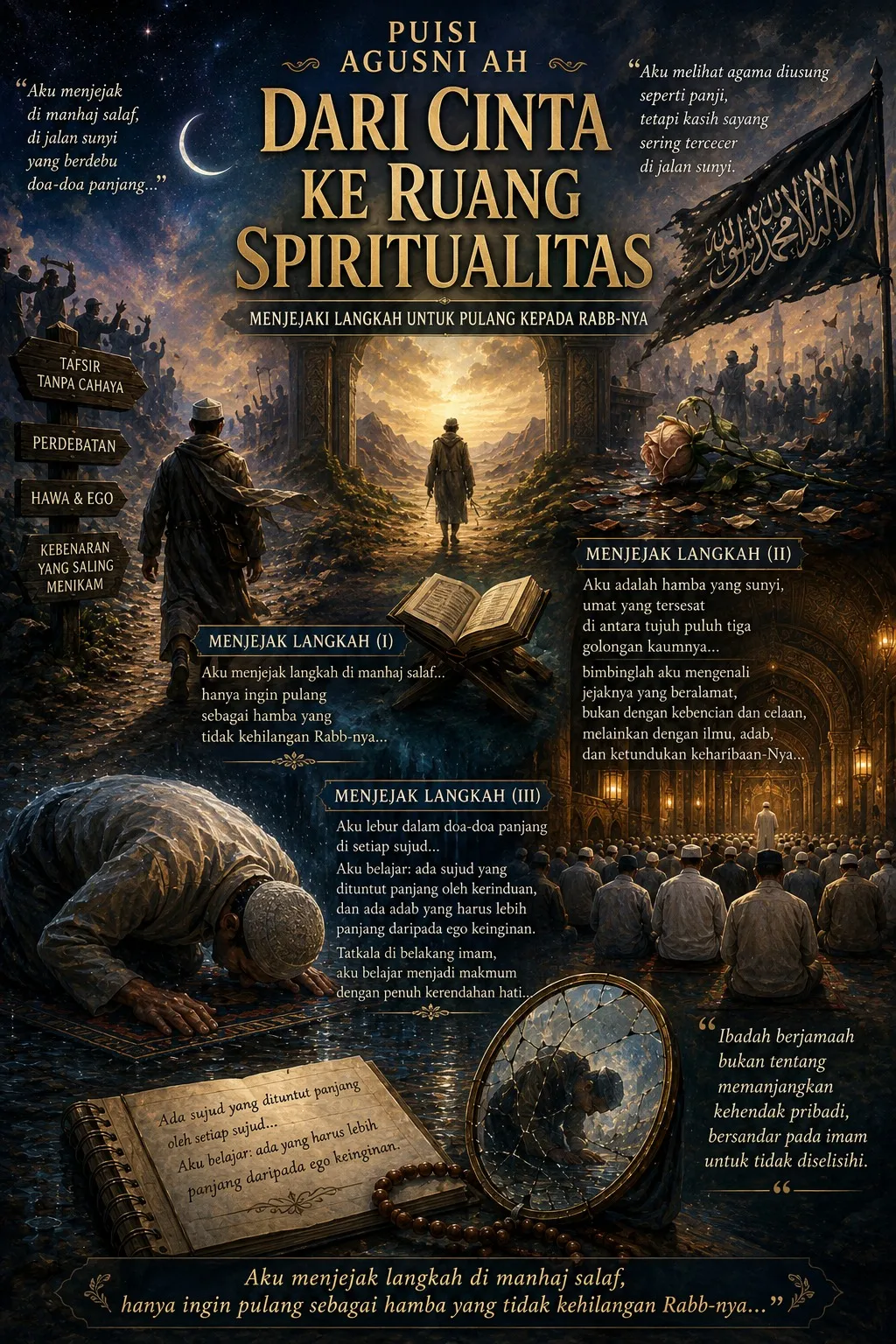 PUISI AGUSNI AH, DARI CINTA KE RUANG SPIRITUALITAS