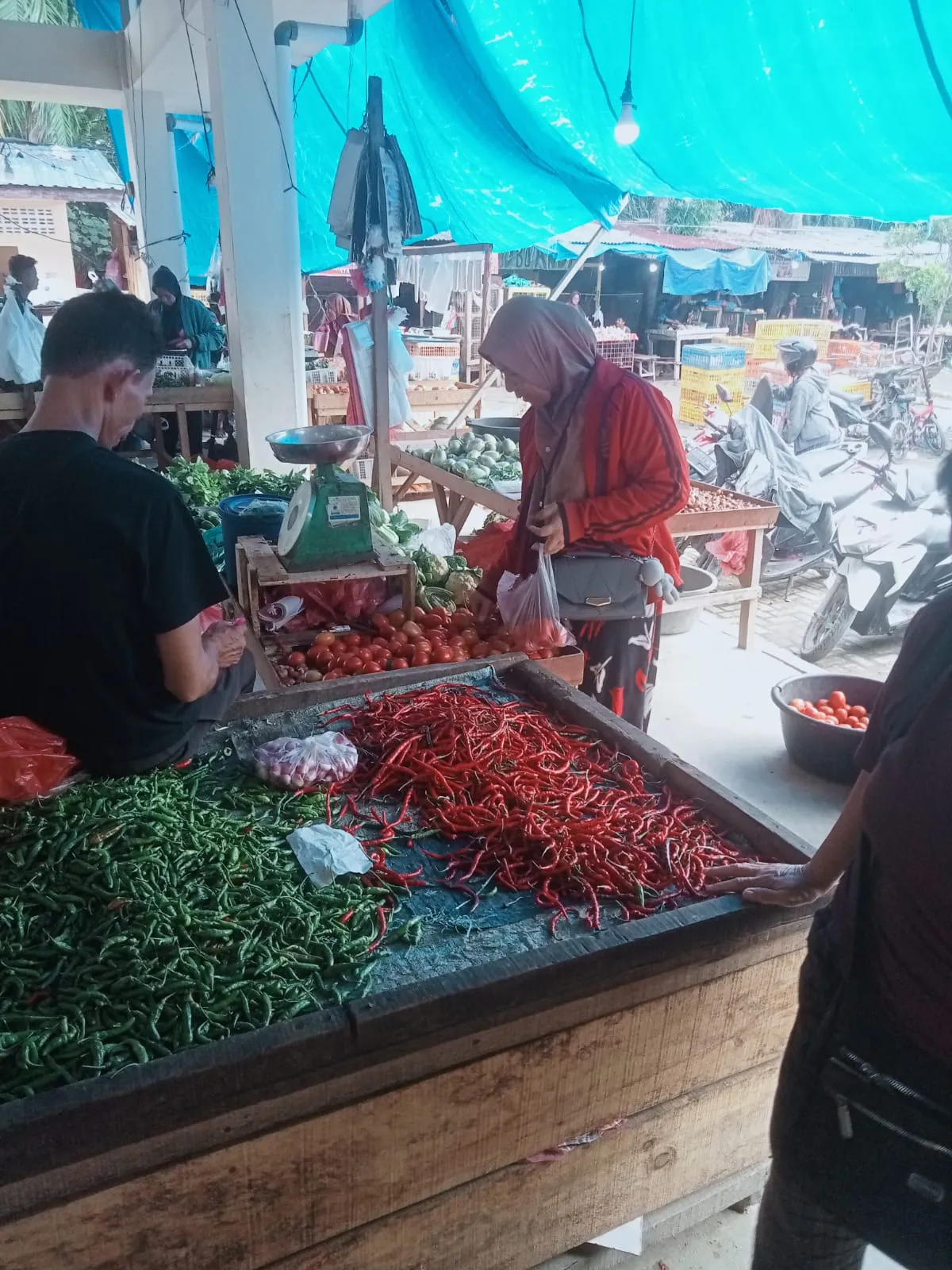 Harga Bahan Pokok di Pasar Bakaran Batu Lubukpakam Relatif Stabil