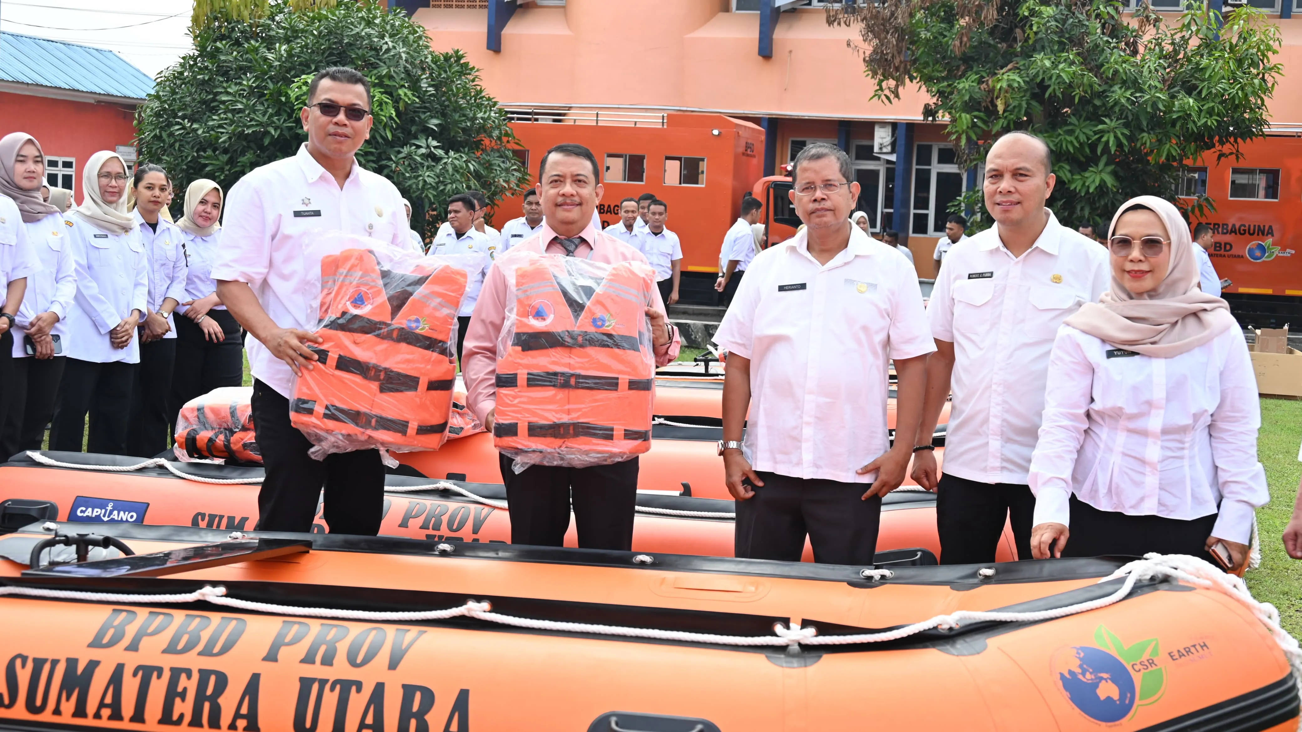 Bank Sumut Serahkan CSR Rp 4,46 Miliar Perkuat Penanganan Bencana di Sumut