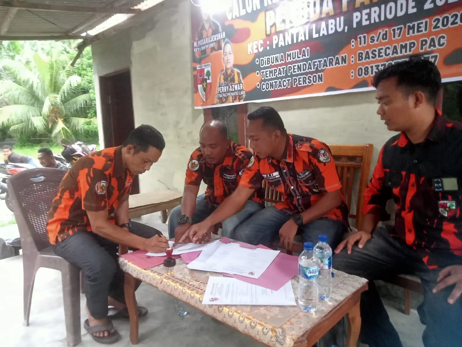 Didukung 16 Ranting, Perry Azwar Daftar Calon Ketua PAC PP Pantai Labu