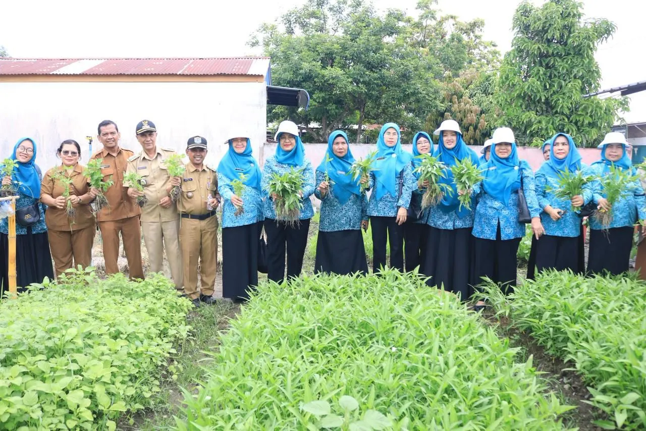 Ketua TP PKK Kota Binjai Tinjau Aku Hatinya PKK di Kelurahan Sumber Mulyo Rejo