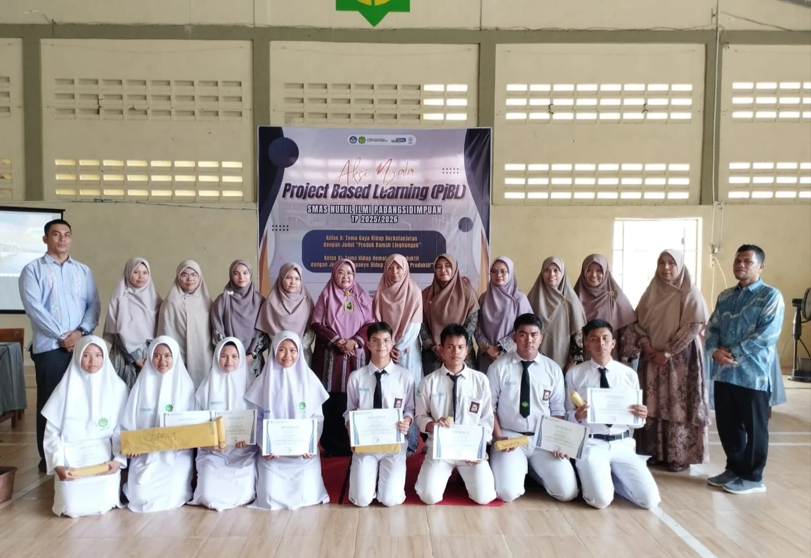 SMA Nurul 'Ilmi Padangsidimpuan Sukses Gelar Lomba Aksi Nyata Project Basic Learning