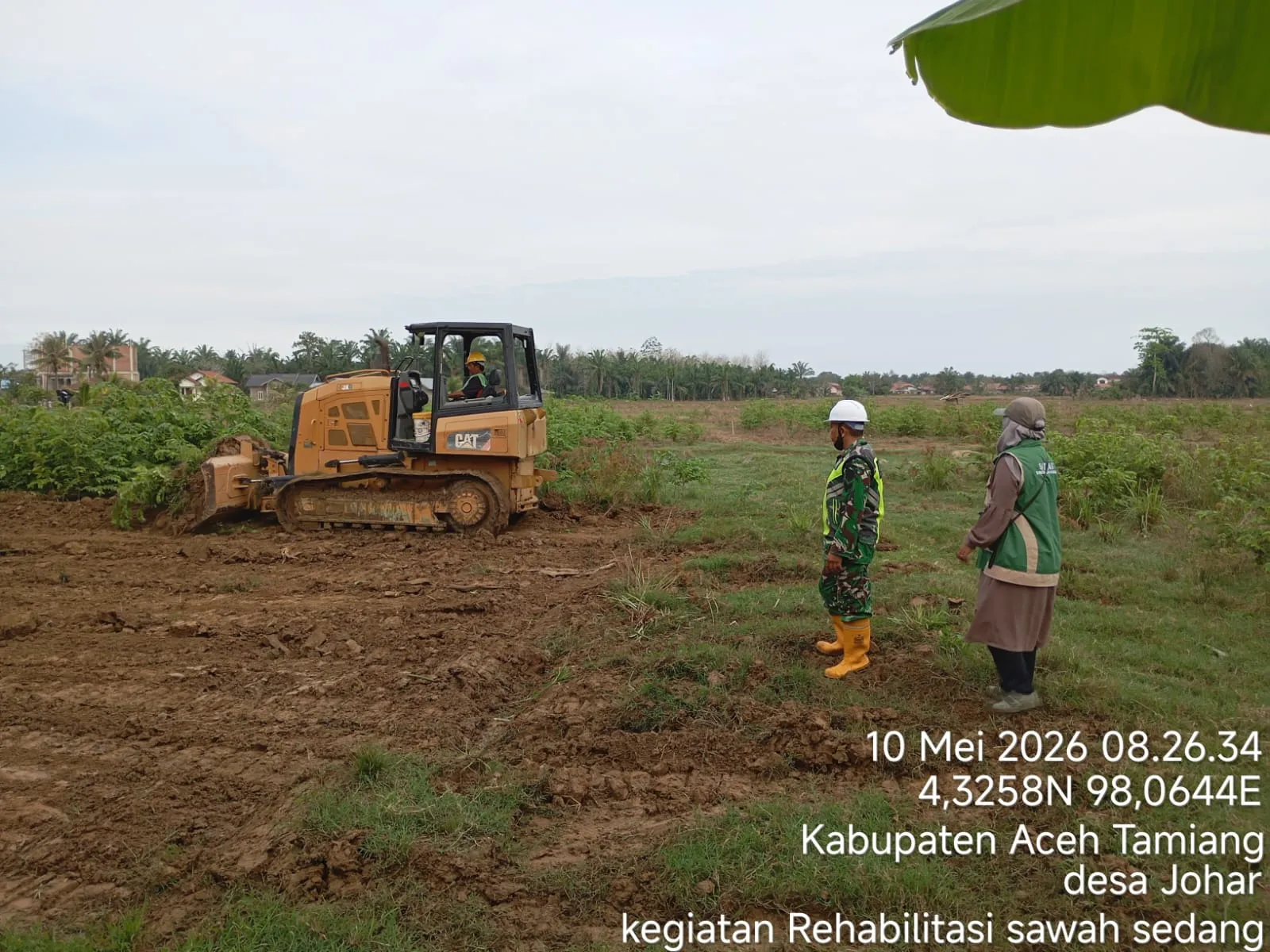 Rehabilitasi Lahan Sawah Rusak Akibat Banjir Bandang di Aceh Tamiang Mulai Dikerjakan
