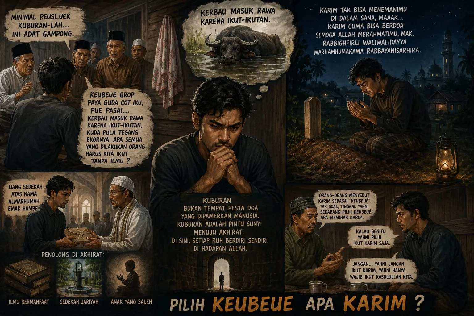 PILIH KEUBEUE APA KARIM CERPEN AGUSNI AH