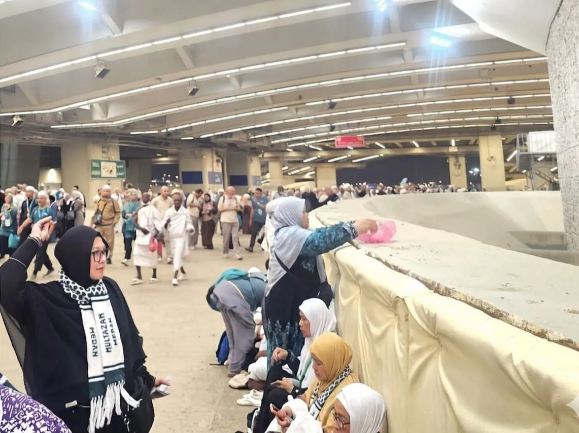 Tuntas Melontar Jumrah Di Mina, Jemaah Kloter 5 KNO Menanti Tawaf Ifadah Penyempurnaan Ibadah Haji
