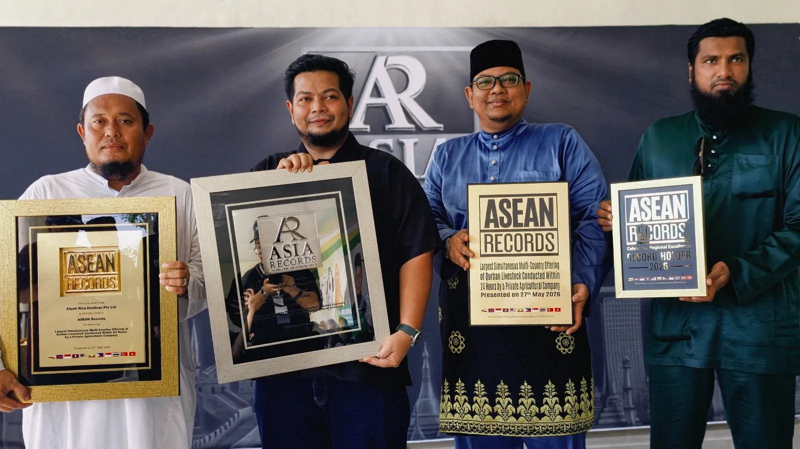 Bukan Rekor MURI, Kurban 5.000 Hewan, Kejeruan Metar Bilad Deli dan Aliyah Rizq Holdings, Pte. Ltd Raih Rekor ASEAN dan Asia