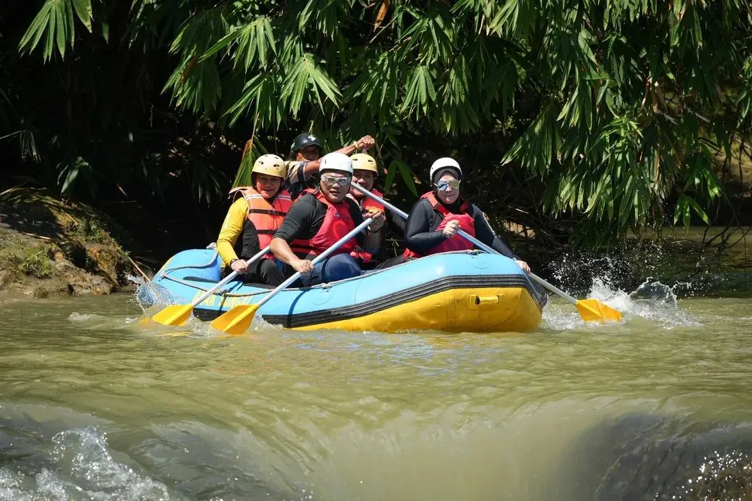 Jajal Arung Jeram di Biru-Biru, Bupati Asri Ludin Tambunan Dorong Kawasan Itu Jadi Destinasi Wisata Baru