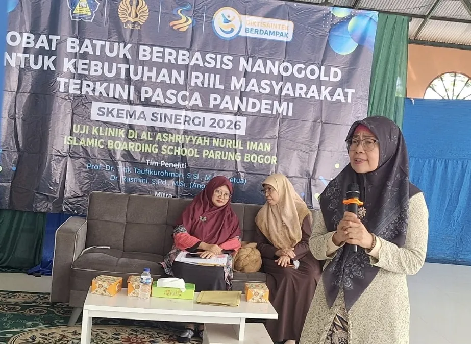 Riset Obat Batuk Berbasis Nanogold Dikembangkan, Bidik Solusi Keluhan Pasca Pandemi