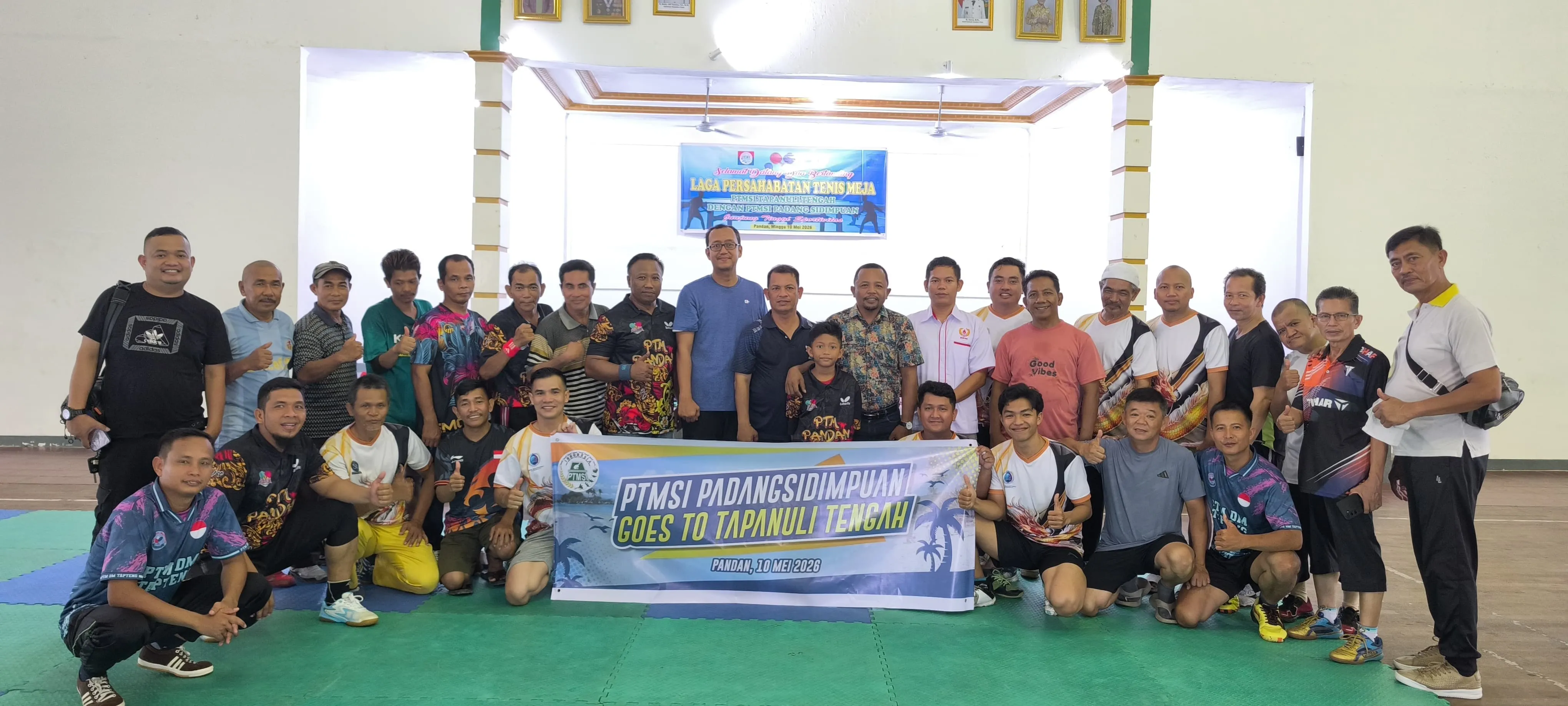 PTMSI Padangsidimpuan Dan Tapteng Gelar Laga Silaturahmi