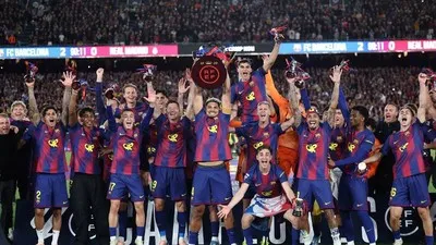 Menangi El Clasico, Barcelona Kunci Juara Liga Spanyol