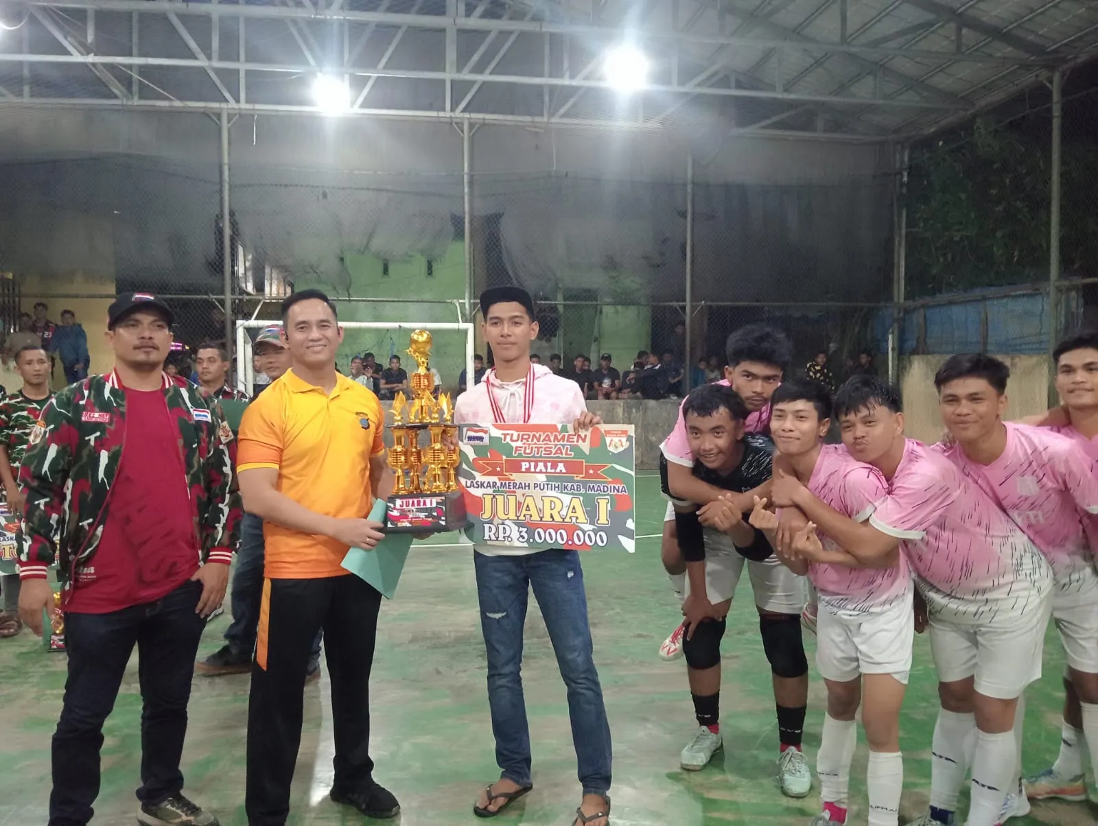 Ketua DPRD, Kapolres Madina Saksikan Final Futsal Piala LMP 2026