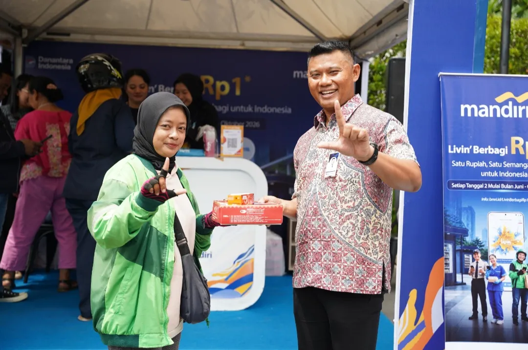 Livin’ Mandiri Berbagi, Bersama Kita Saling Menguatkan: Bank Mandiri Hadirkan Paket Rp1 Di Kota Medan