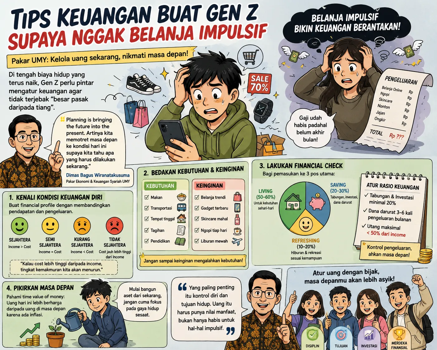 Tips Keuangan Untuk Gen Z: Jangan Sampai Gaji Habis Karena Belanja Impulsif