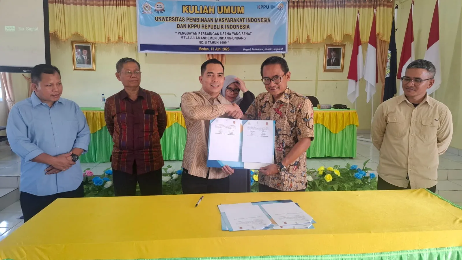 KPPU Dan UPMI Perkuat Kolaborasi Melalui Penandatanganan Implementation Agreement