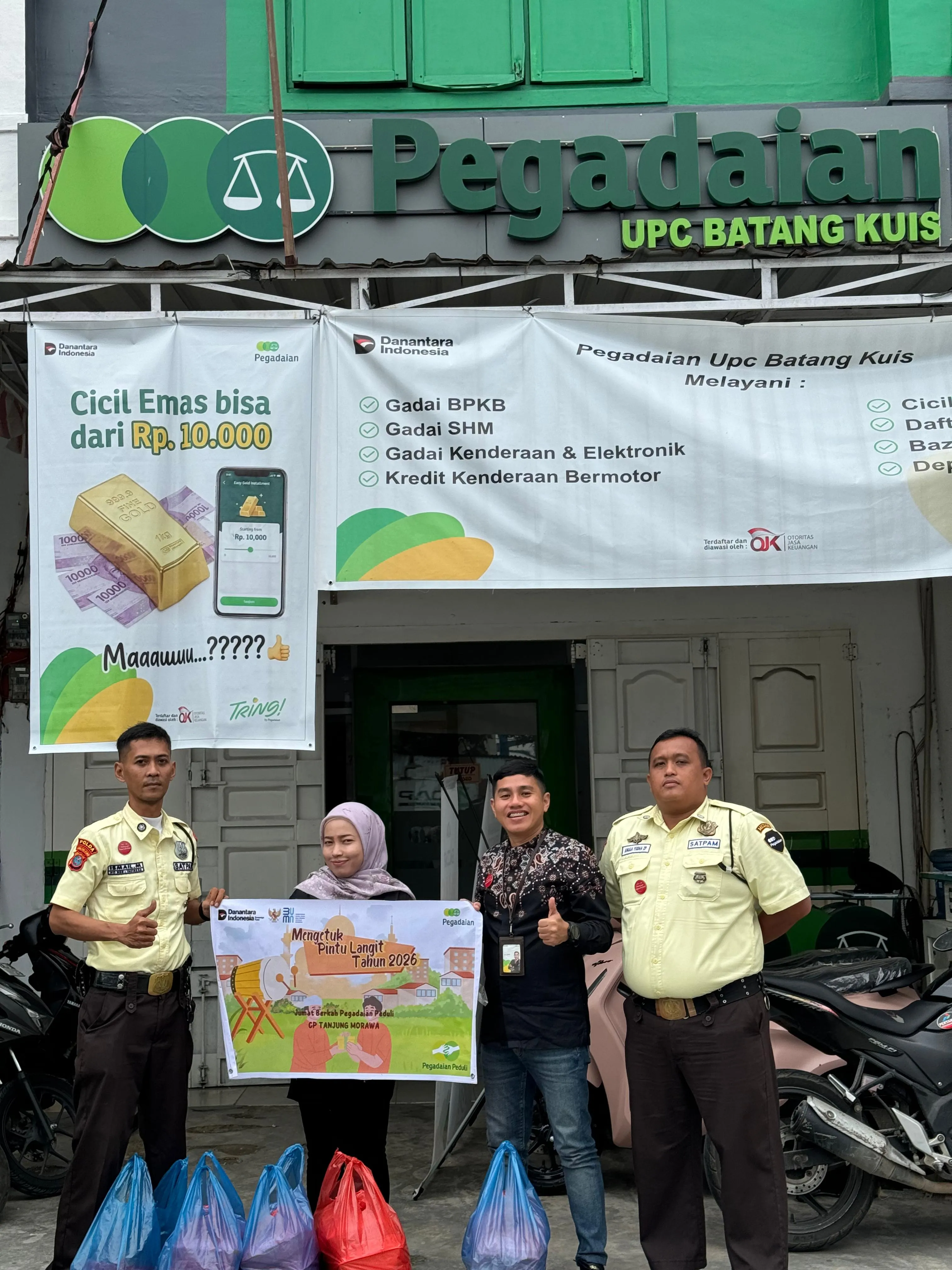 Pegadaian Kanwil 1 Medan Gelar Program Kemanusiaan Bertajuk "Mengetuk Pintu Langit"