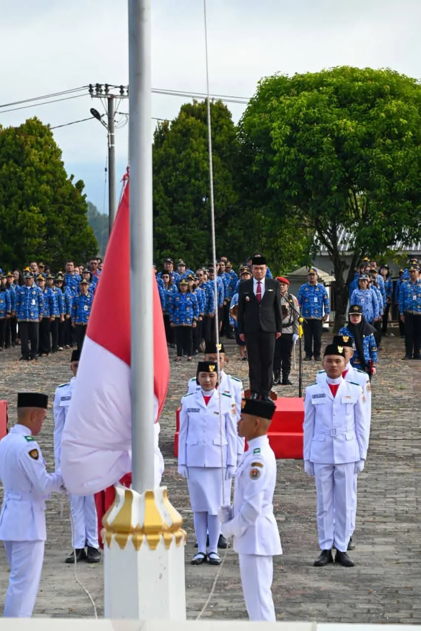 Laksanakan Tugas Di Hari Lahir Pancasila, 30 Anggota Paskibraka Humbahas 2025 Resmi Jadi Purna Paskibraka